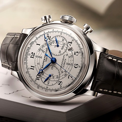 aume and Mercier Capeland Chronograph Flyback